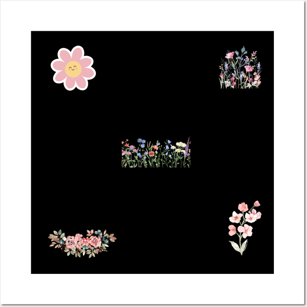 flowers blooming Wall Art by BlackMeme94